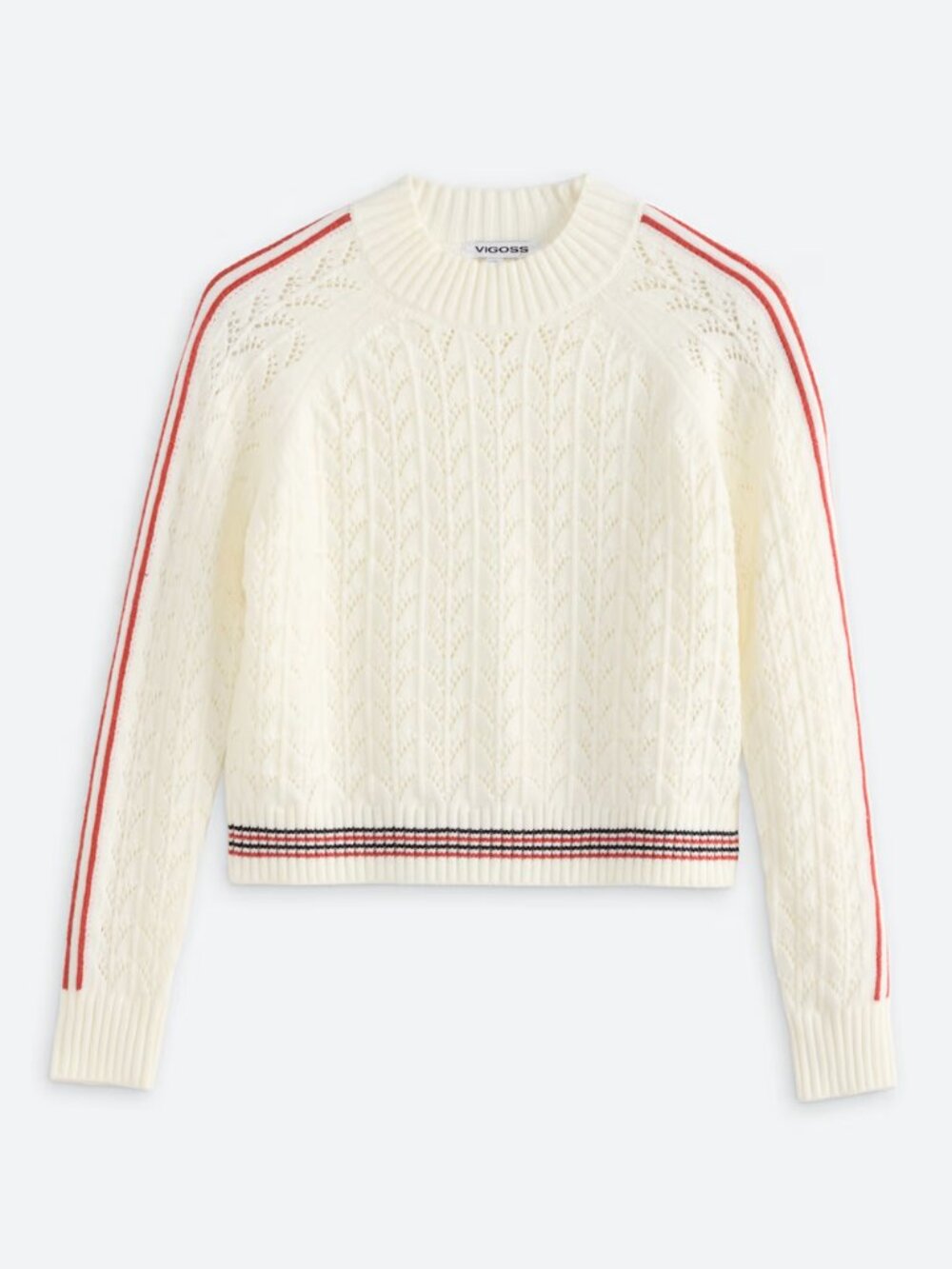✨ Vigoss Cricket Cable Knit Tipped Sweater ✨
